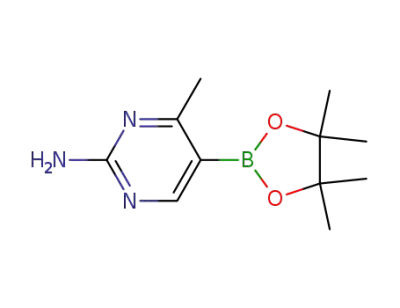 4-methyl-5-(4,4,5,5-tetramethyl (1,3,2-dioxaborolan-2-yl))pyrimidine-2-ylamine