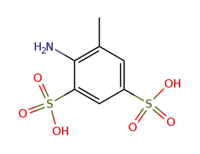 2-amino-1-methylbenzene-3,5-disulfonic acid