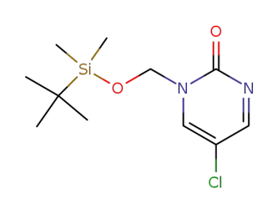 1-(tert-butyldimethylsilyloxy)methyl-5-chloro-2(1H)-pyrimidinone